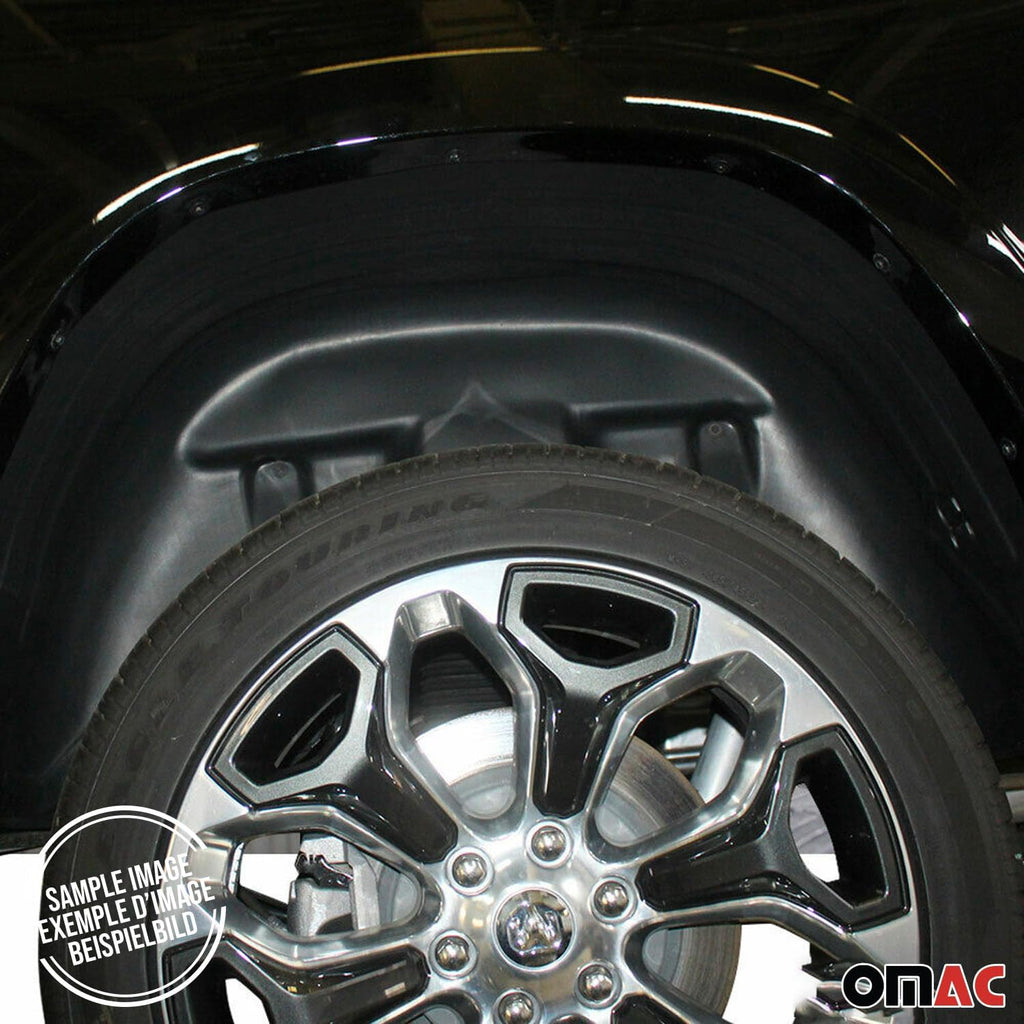 OMAC Rear Set Wheel Arch Liner Splash Fender Guard for Dodge Ram 1500 2009-2011/RAM 1500 2012-2018 2 Pcs
