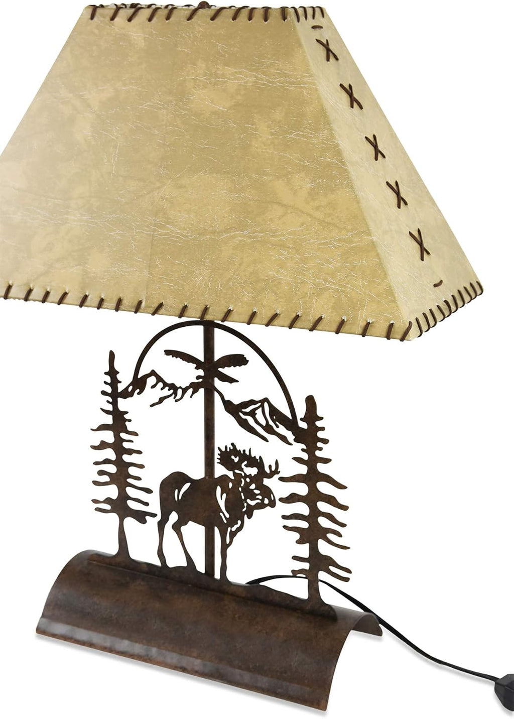 Muskoka Lifestyle Products Moose Table Lamp-Rustic Patina 26'