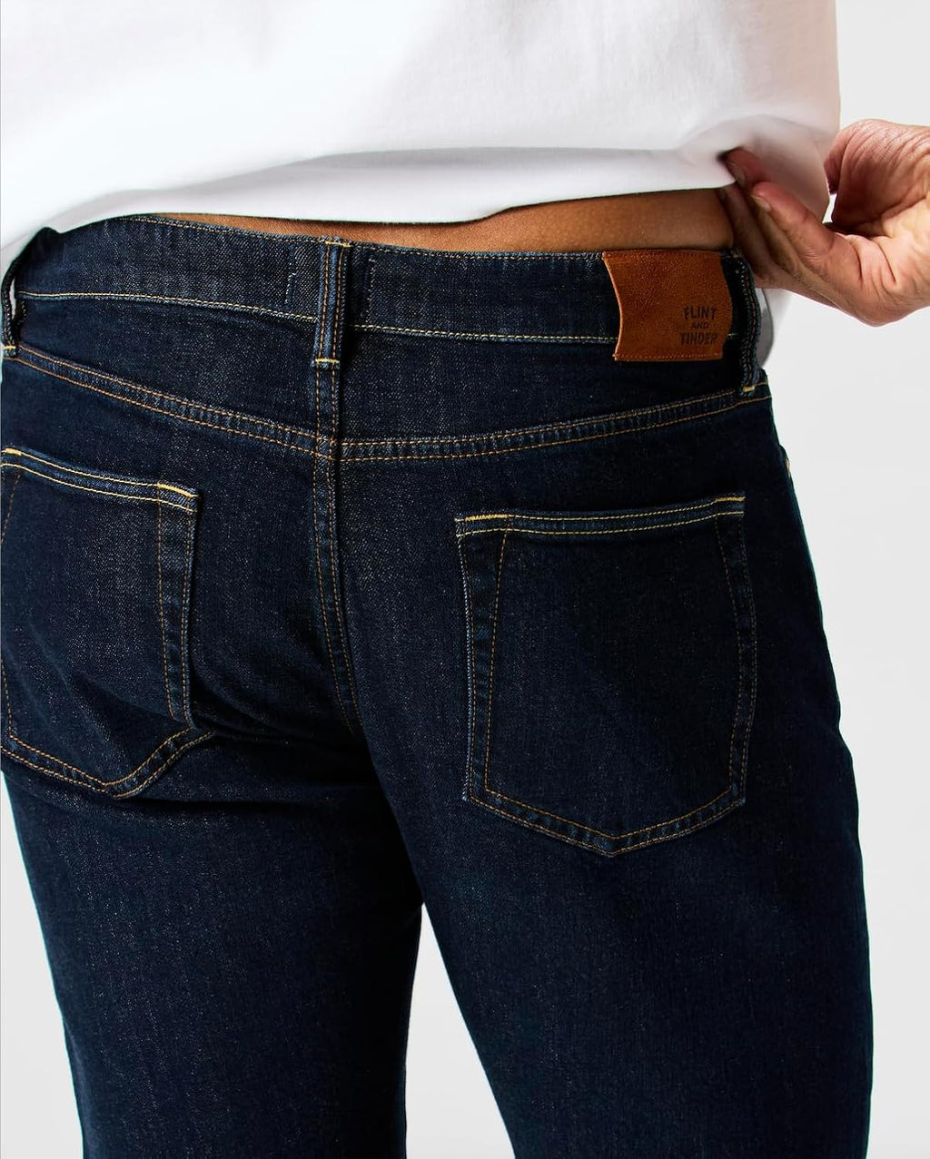 Huckberry Stretch Selvedge Denim Jeans for Men - 11.7 oz Mens Jeans with 1% Stretch, Copper Rivets- Year-Round Men Jeans