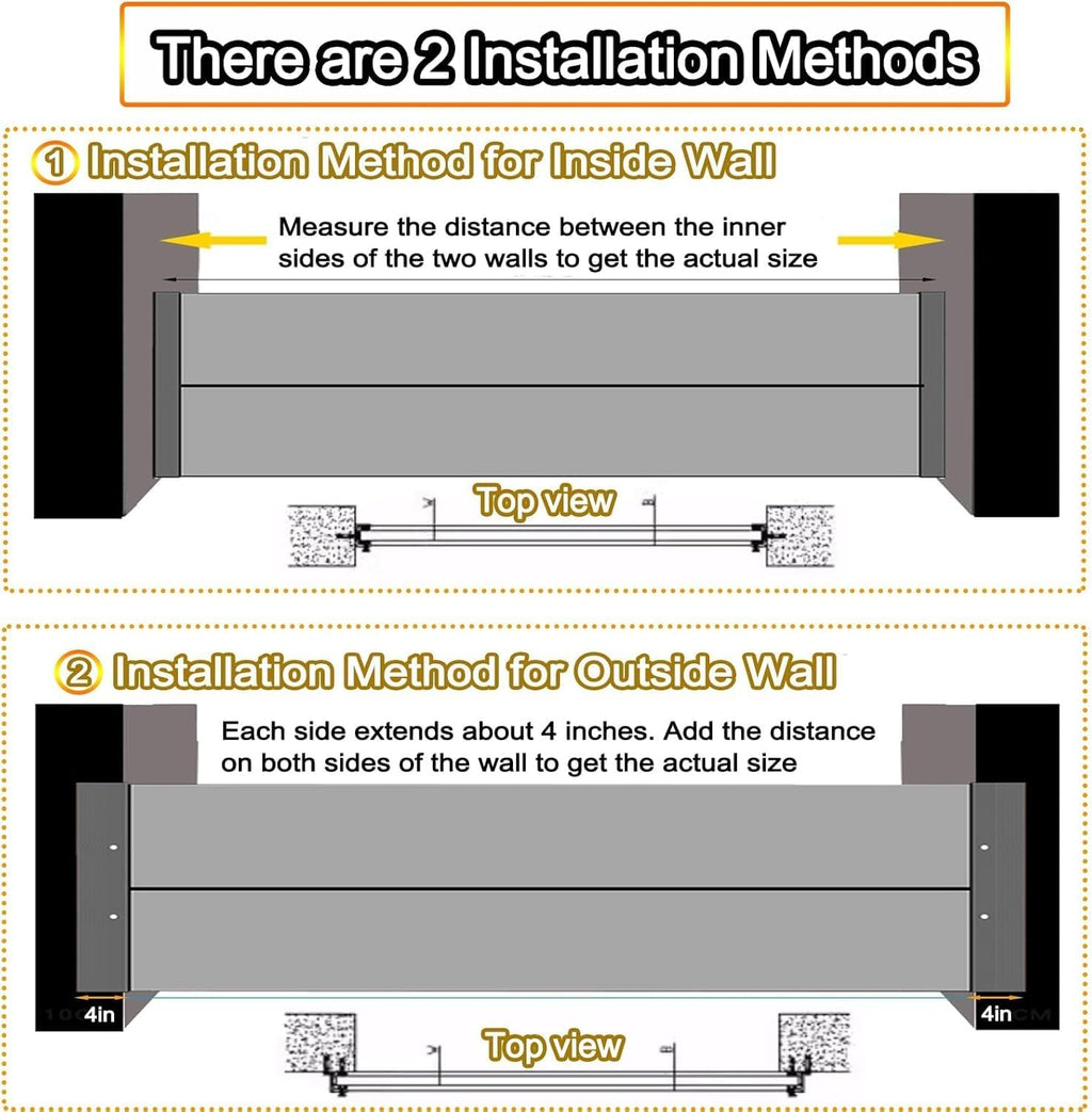 Garage Door Flood Barrier Threshold, Detachable Aluminum Shield Door Water Stopper Barrier for Basement Front Door Gates Sliding Door(H 1.3ft(40cm),3ft(90cm))