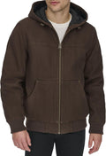Levi's Men's Workwear Cotton Canvas Hooded Bomber Jacket