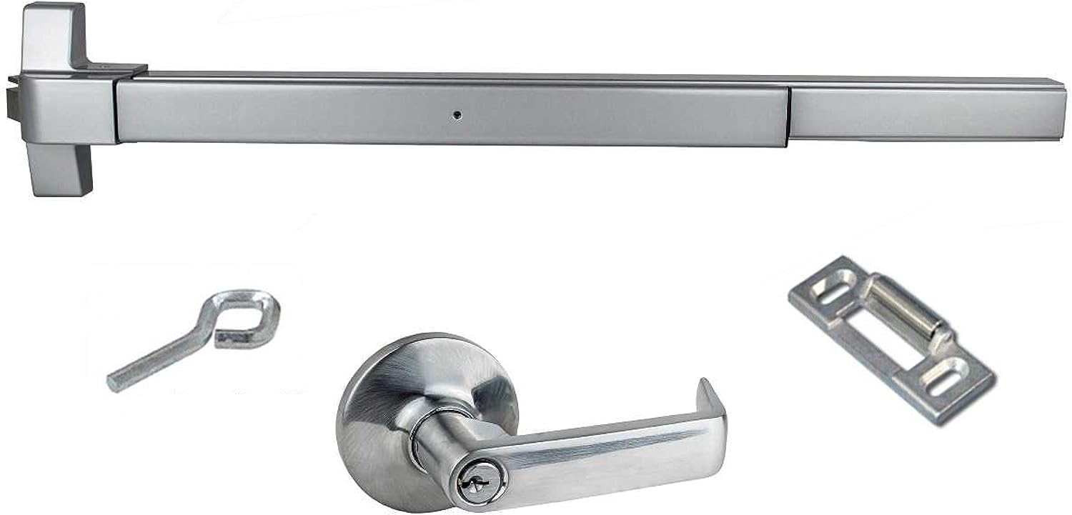 Push Bar Panic Exit Device, Panic Bars for exit Doors (UL Listed) with Exterior Lever