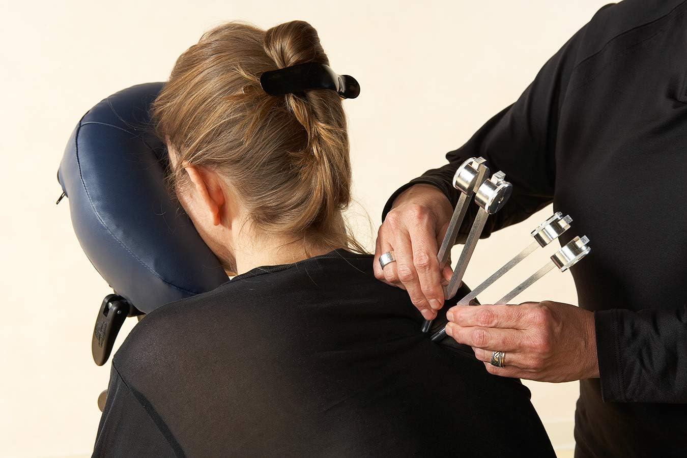 SOUND HEALING PROFESSIONAL SET (2x 136.1 hz; Practitioner Activator; Instructional Manual + Tuning Fork Application Video+Instructions to view online; Vibrational Healing Music+Download Code)