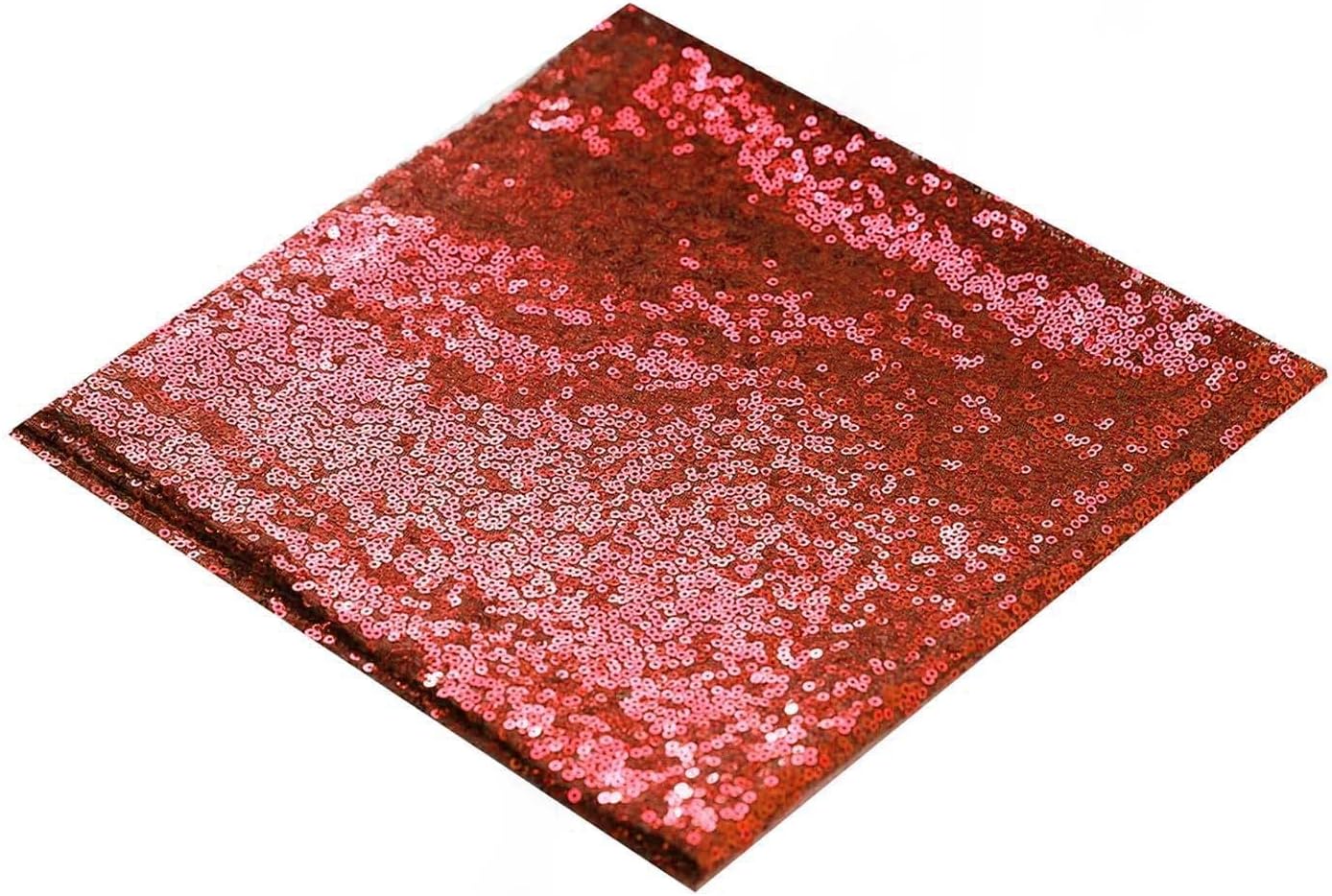 50 pcs 20-Inch Red Sequins Napkins - for Wedding Party Restaurant Holiday Dinner