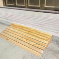 Threshold Ramp, 3/4/5/6/7inch Rise Portable Wood Ramps, for Doorways/Front Door/Garage, Wooden Threshold Ramps for Walkers/Motorcycle/Disabled Chair