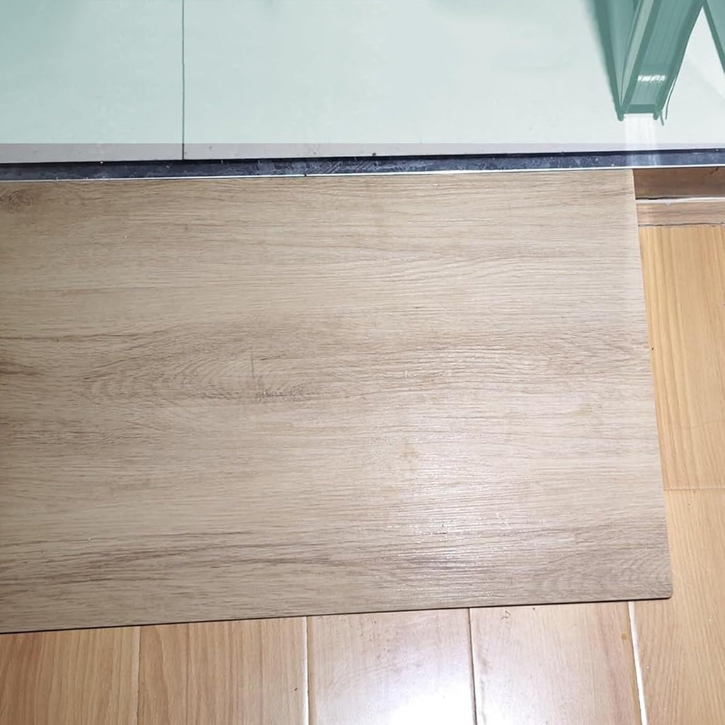 Wooden Wheelchair Ramp Rise Threshold Ramps for Doorways Portable Transition Ramps for Garage Patio Porch Shed(48 * 40 * 8cm/19 * 16 * 3.1in)
