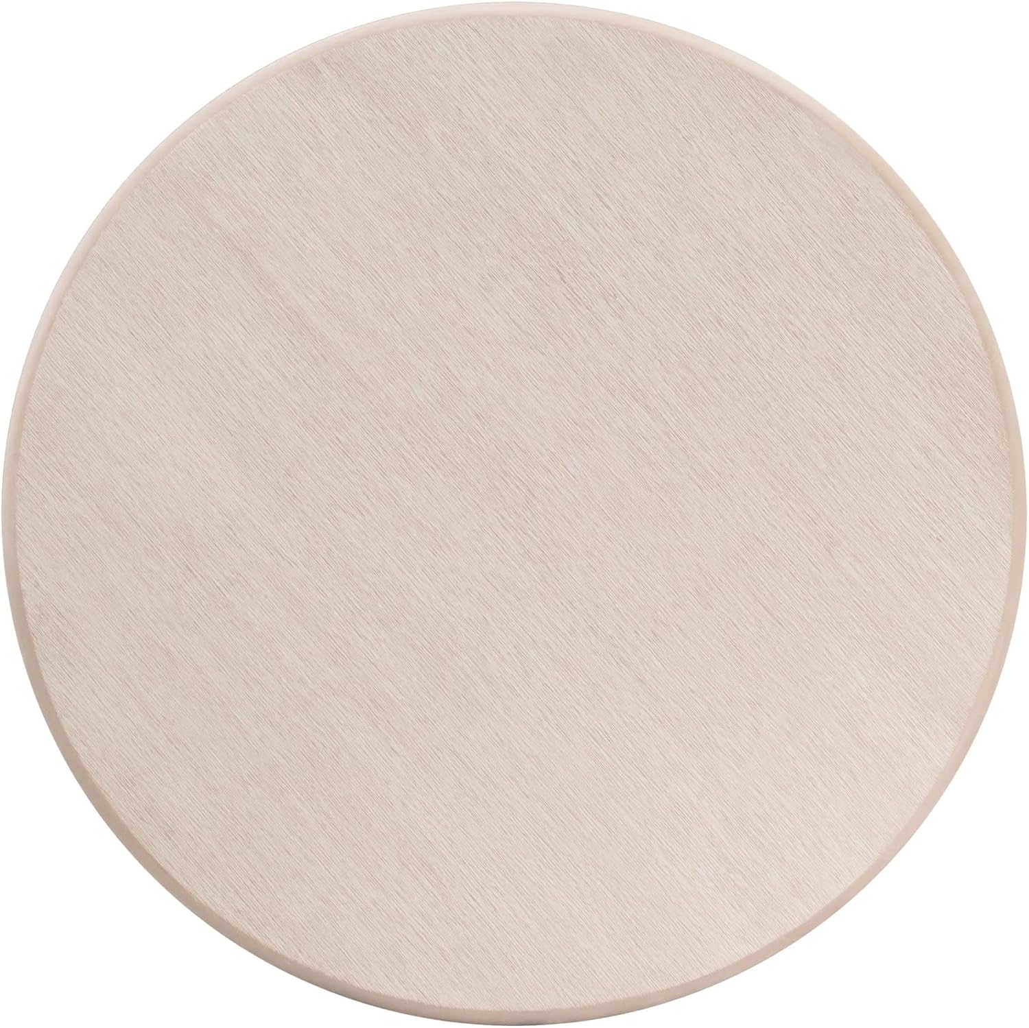 East West Furniture AMT-ABC-TP Antique Modern Kitchen Table - a Round Dining Table Top with Pedestal Base, 36x36 Inch, Butter Cream