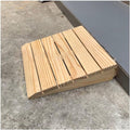Portable Wood Wheelchair Ramp, Threshold Ramp for Doorway Access (33.8x30x13cm), 2-6 inch Rise, Kerb/Curb Ramp for Easy Entry