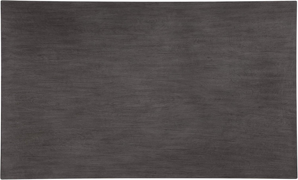 Signature Design by Ashley Bridson Dining Table Set For 6 With Bench, Wood 6‑Piece Kitchen Table And Chairs With Upholstered Seats, Transitional Charcoal Gray Dining Room Collection For Family Meals