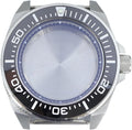 43.8mm Waterproof Watch Case 28.5mm Dial Ceramic Bezel Sapphire Crystal Compatible For NH35 NH36 NH38 4R36 Movement