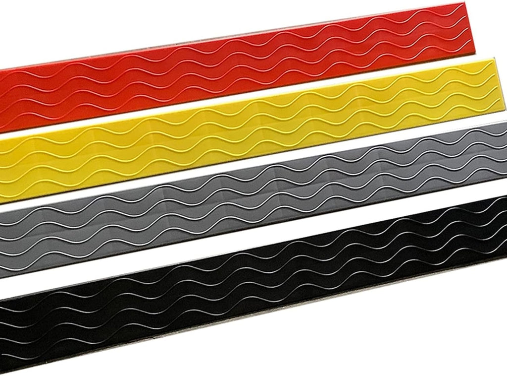Threshold Ramp Used for Thresholds, Doorways and Bathroom, for Self-Balancing Hoverboards, Power Chairs, and Mobility Scooters (Color : Yellow, Size : 4cm)