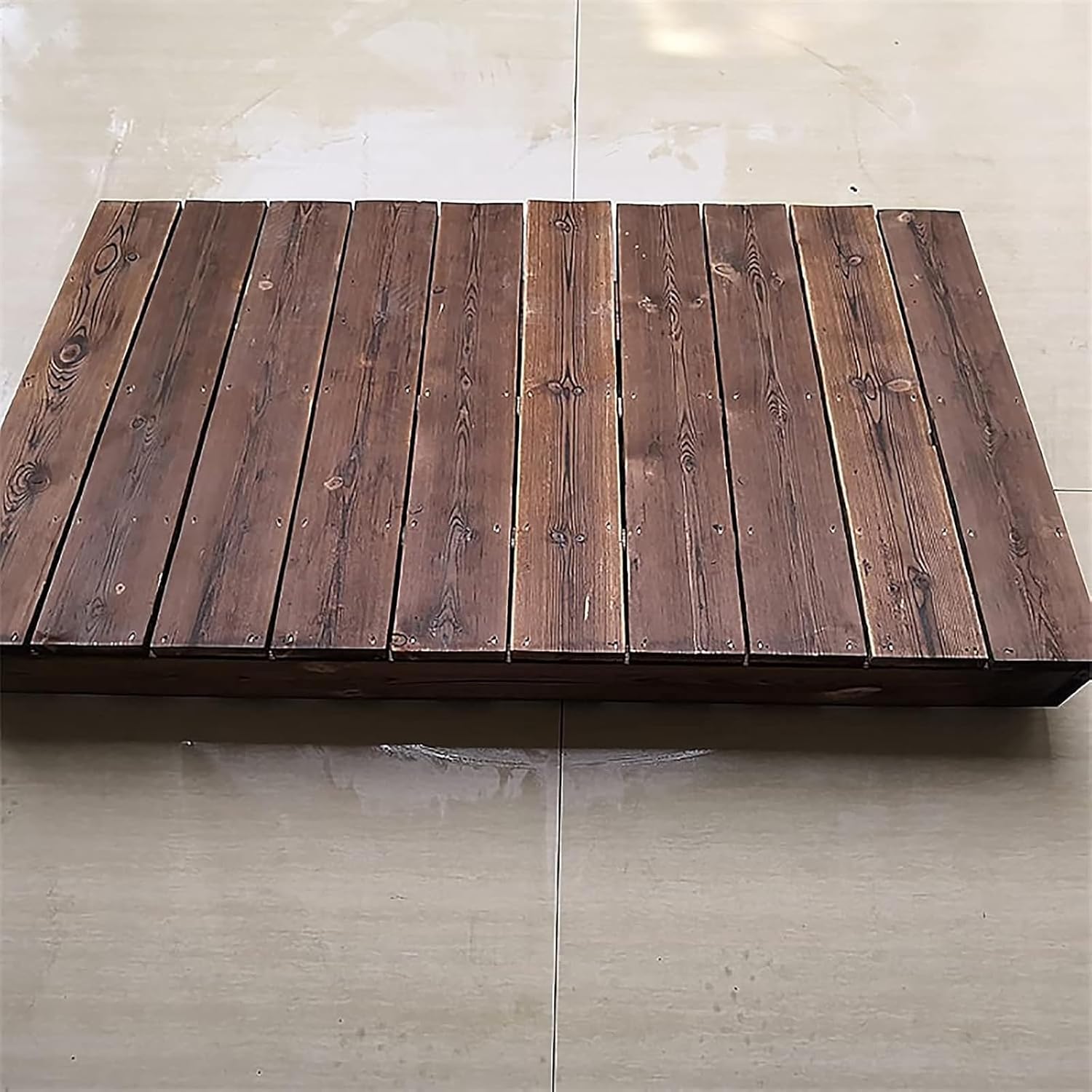 Threshold Ramp, Doorway Wooden Threshold Ramp - 3/4/5/6/7/inch Rise, Non-Slip Slope Pad for Wheelchairs/Cars/Bikes, Portable Driveway Curb Ramp, Load 300kg/660lbs(38.8x35x15cm/15.3x13.8x5.9in)