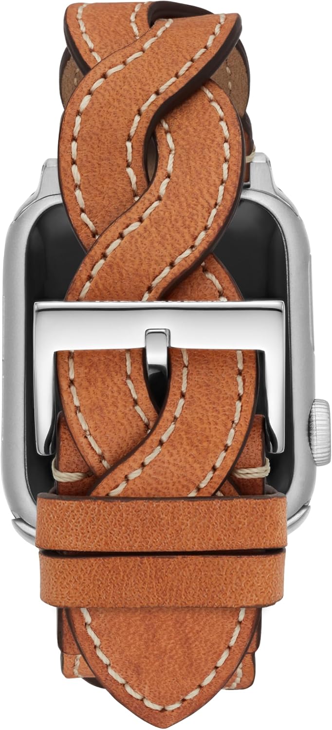 Tory Burch Women's Braided-Leather 38/40/41/42mm Band For Apple Watch®