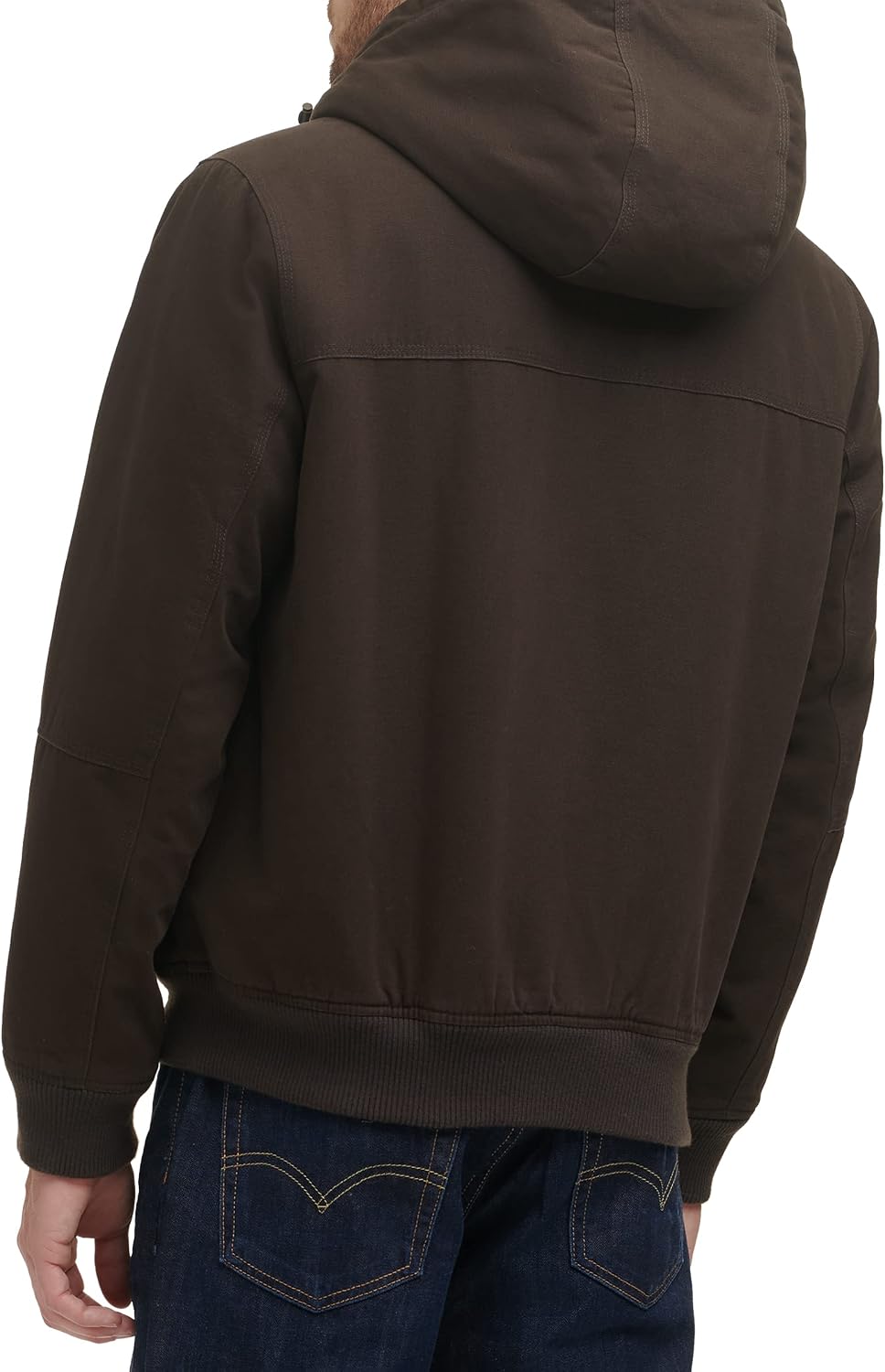 Levi's Men's Workwear Cotton Canvas Hooded Bomber Jacket