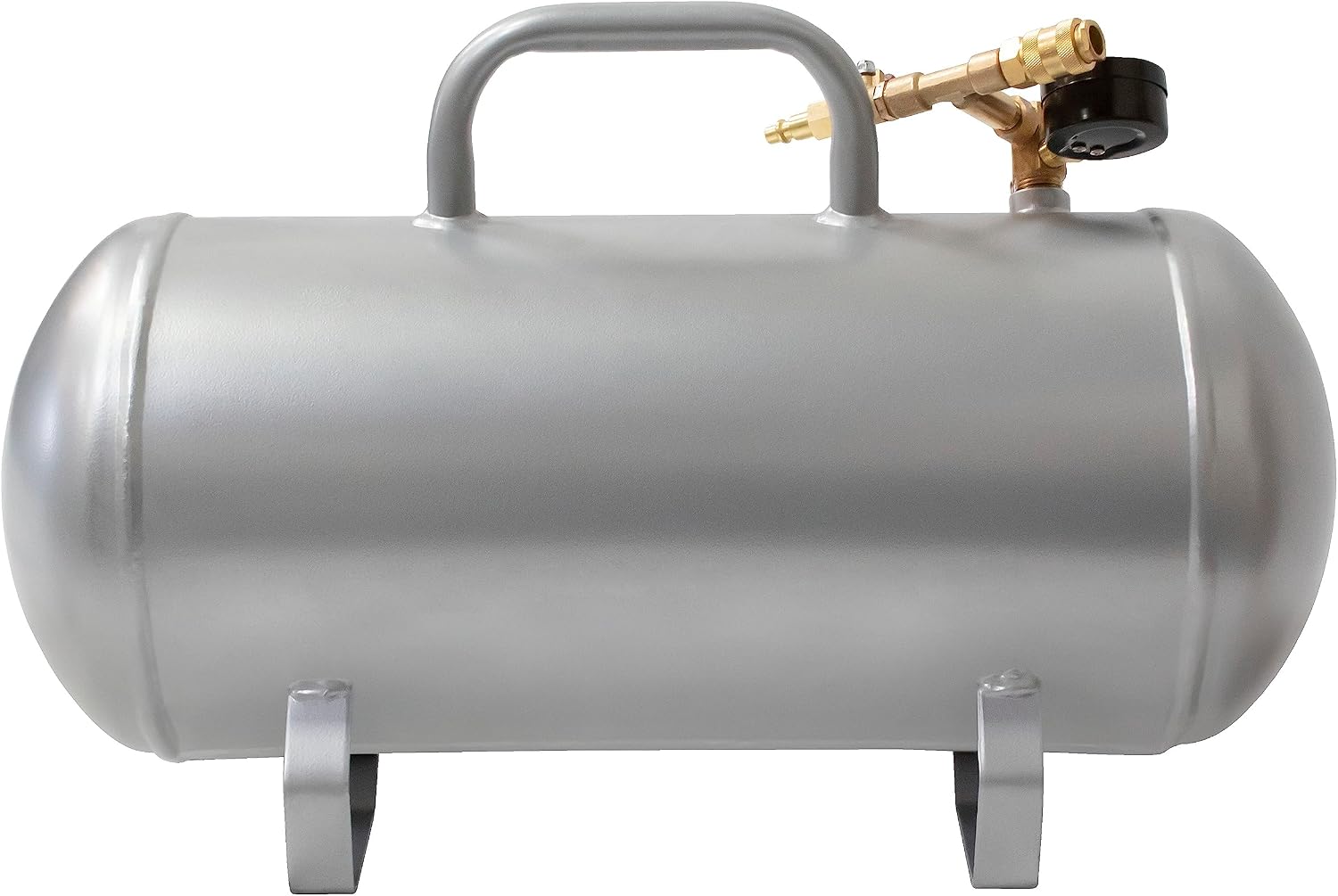 California Air Tools CAT-AUX05A Lightweight Portable Aluminum Air Tank, 5 Gallon, Silver