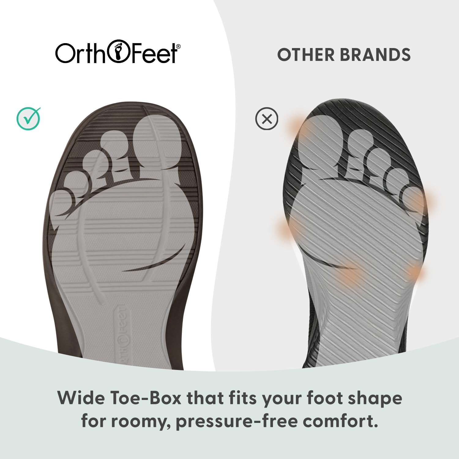 Orthofeet Men's Orthopedic Vito Hands-Free Water-Repellent Faux Fur Lined Slipper