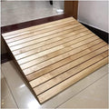 Wooden Portable Doorways Threshold Ramps, for Transition Doorways,Driveways,Steps,Garages, 2' 3' 4' 5' 6' Rise, Load 300Kg/660Lbs (30.8X30X8Cm)