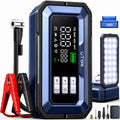 UTRAI Jump Starter with Air Compressor,8000A Portable Car Battery Jump Starter for All Gas/12L Diesel,150PSI Tire Inflator with Auto Shut-Off,160W DC Output, 2000LM Light,OBD2 Scanner