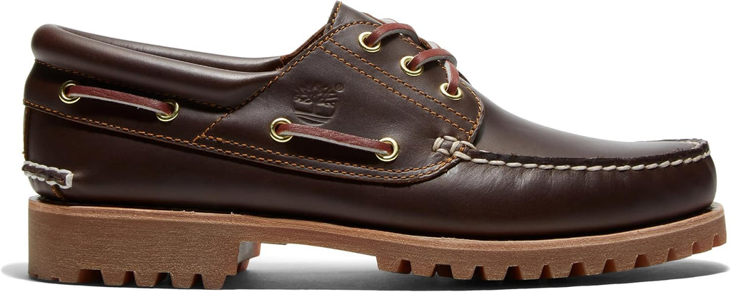 Timberland Men's Authentic 3-Eye Lug Handsewn Boat Shoes