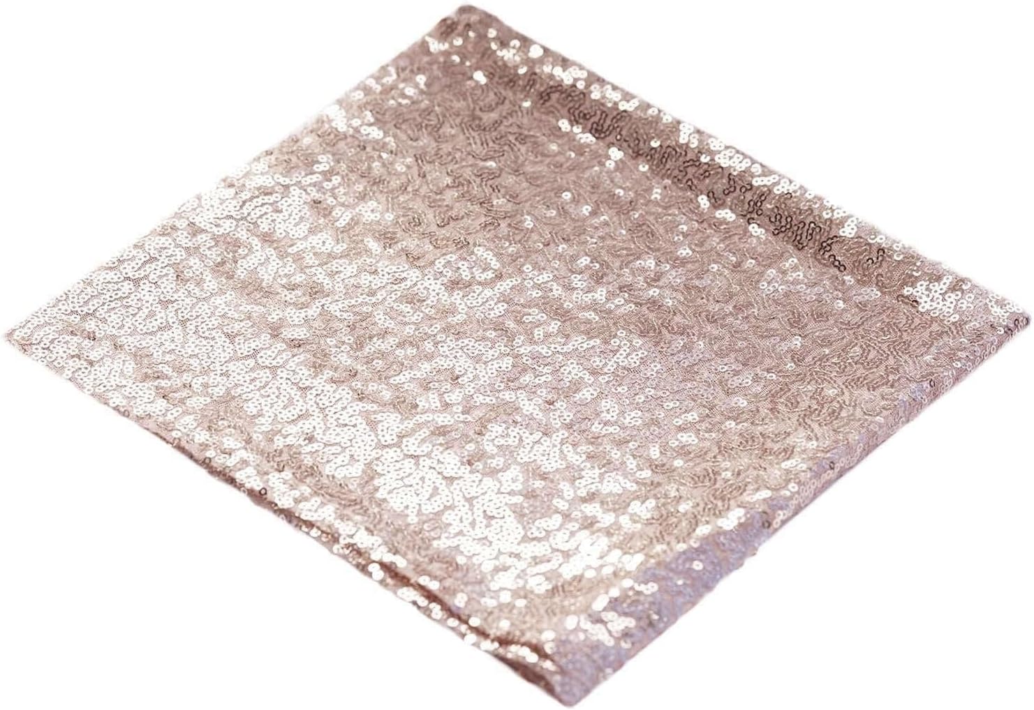 50 pcs 20-Inch Blush Sequins Napkins - for Wedding Party Restaurant Holiday Dinner