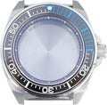 43.8mm Waterproof Watch Case 28.5mm Dial Ceramic Bezel Sapphire Crystal Compatible For NH35 NH36 NH38 4R36 Movement