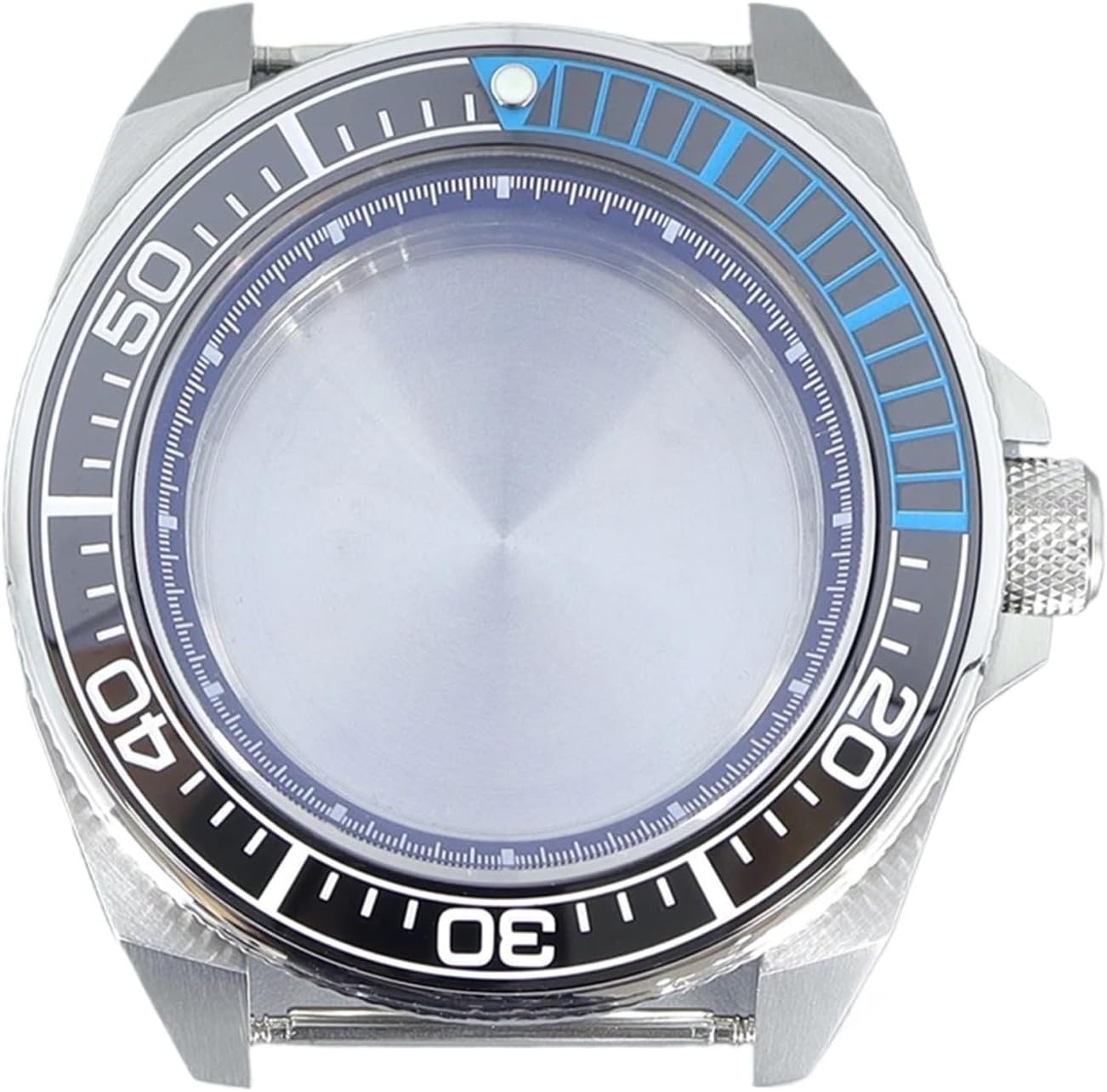 43.8mm Waterproof Watch Case 28.5mm Dial Ceramic Bezel Sapphire Crystal Compatible For NH35 NH36 NH38 4R36 Movement