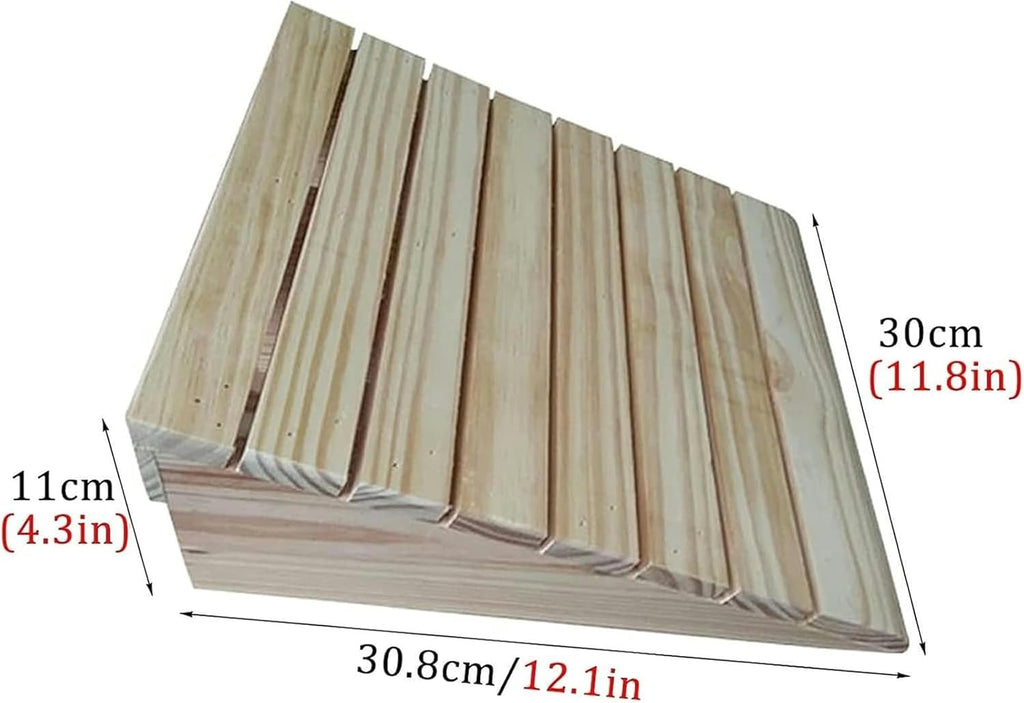 Threshold Ramp, 3/4/5/6/7inch Rise Portable Wood Ramps, for Doorways/Front Door/Garage, Wooden Threshold Ramps for Walkers/Motorcycle/Disabled Chair