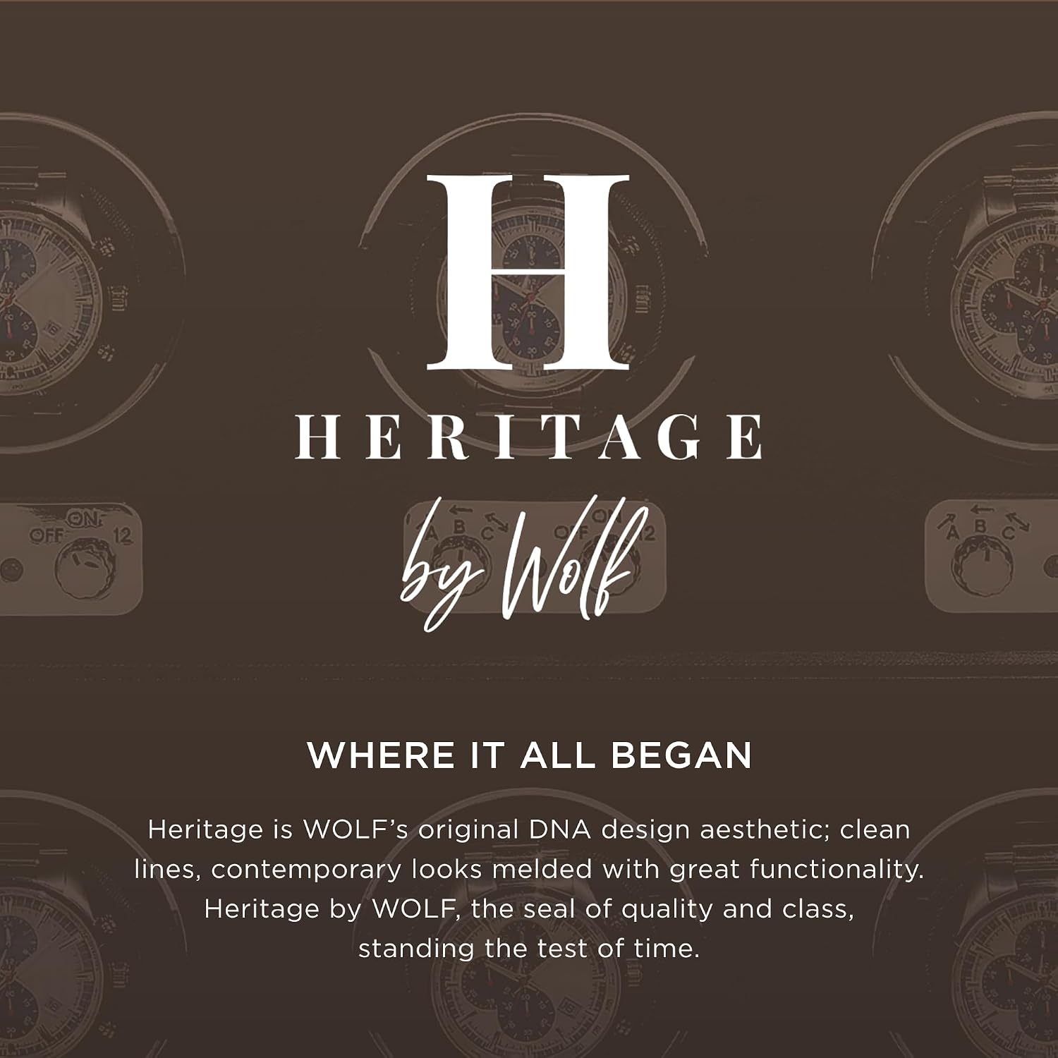 WOLF Heritage Safe Deposit, Black - Seven Jewelry Compartments, One Ring Roll & One Watch Compartment - Includes Lock & Key