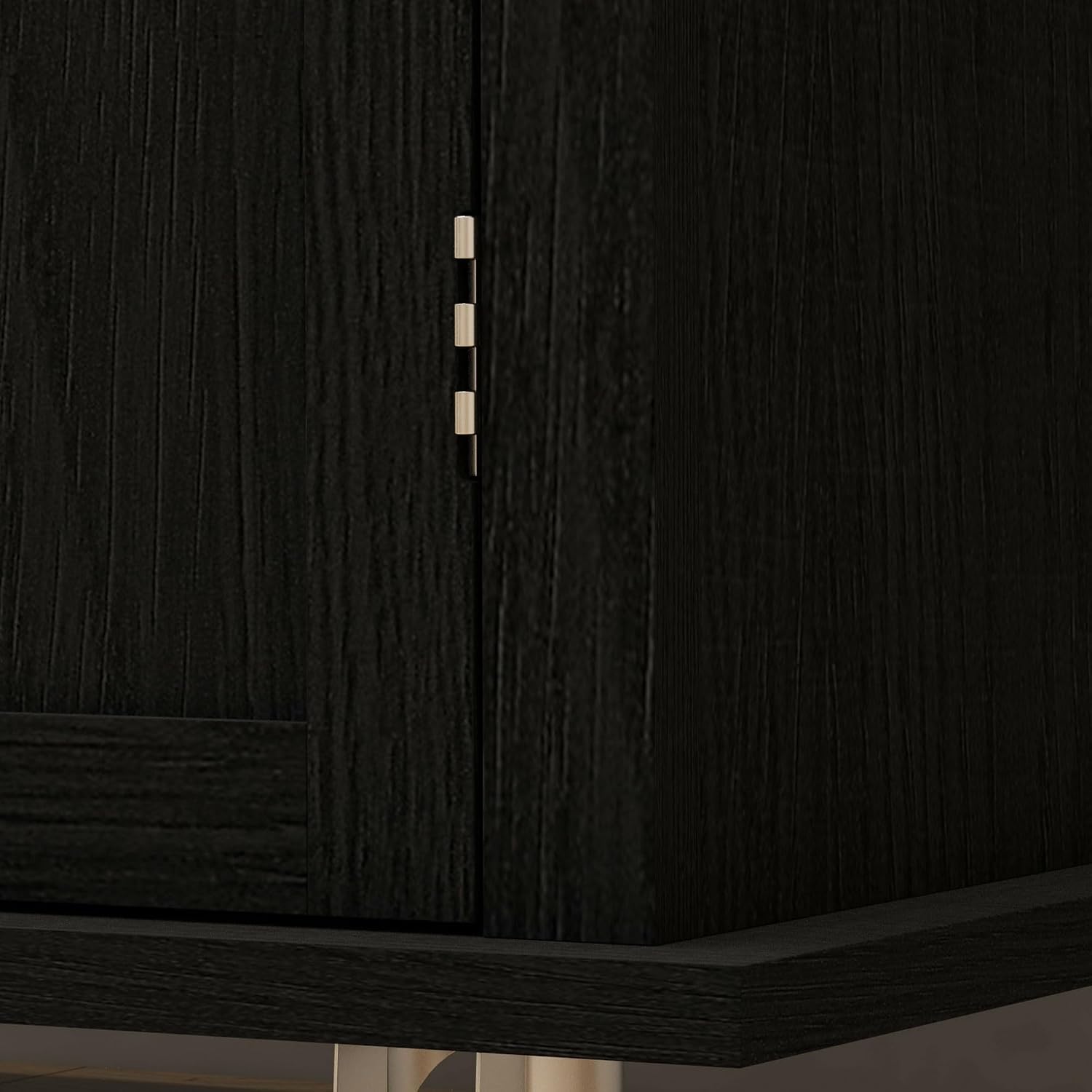 HOMCOM Kitchen Island Cart with Solid Wood Top, 44' Mobile Kitchen Island Table on Wheels with Storage Cabinets, 2 Drawers, Adjustable Shelves, Spice Rack & Towel Bar for Dining Room, Distressed Black