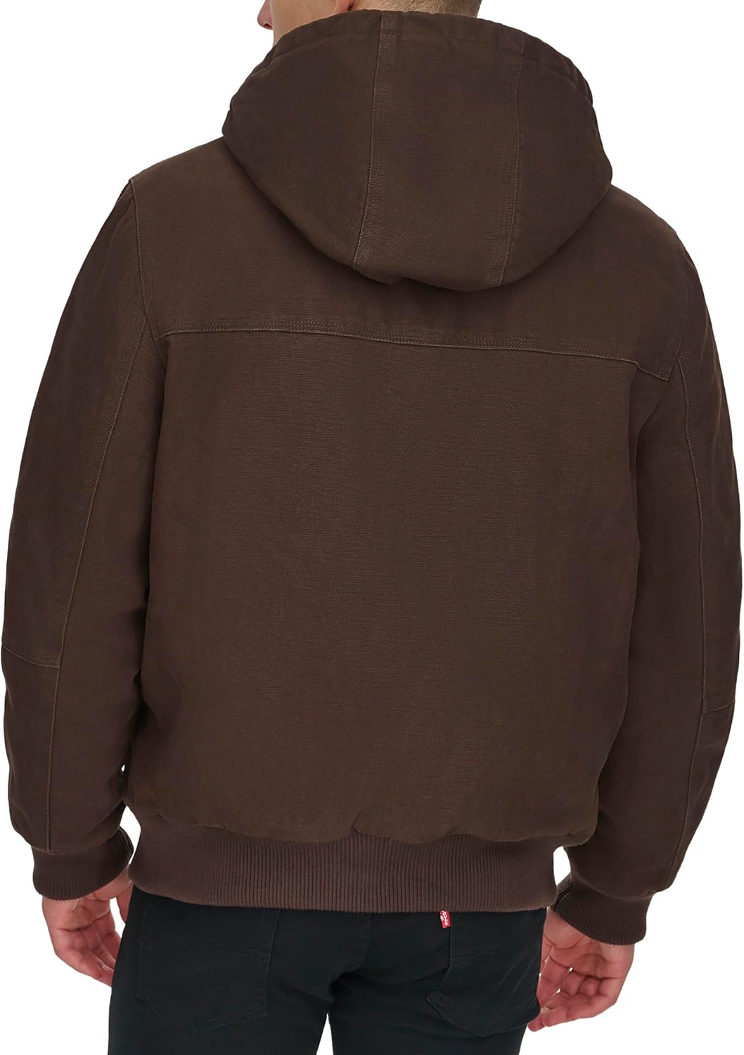 Levi's Men's Workwear Cotton Canvas Hooded Bomber Jacket