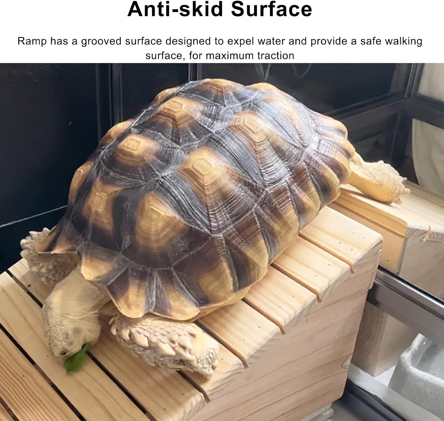 Portable Threshold Ramp Wooden Threshold Ramps for Doorways Step, 15cm Tall Kerb/Curb Anti-Slip Slope for Driveway/Garage Door/Stair/Shed, Easy to Move(60x38.8x15cm/23.6x15.3x6in)