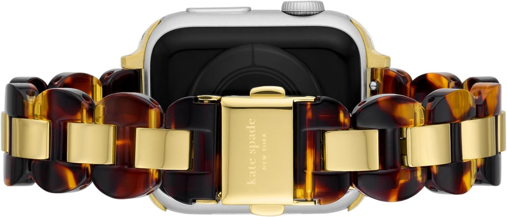 kate spade new york Designer Interchangeable Stainless Steel Band Compatible with Your 38/40/41mm Apple Watch Series 9/8/7/6/5/4/3/2/1/SE