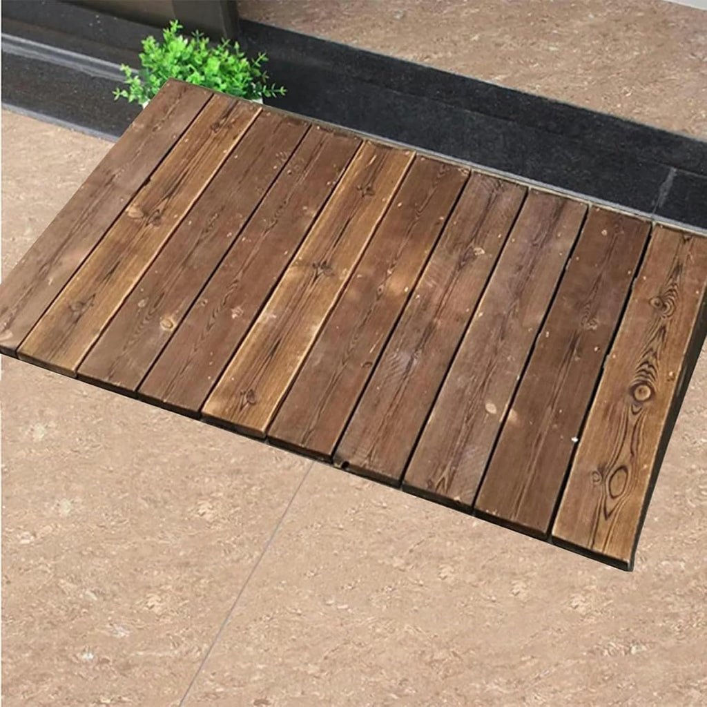 Threshold Ramp, Curb Ramp, Doorway Ramp for Elderly, Wooden Threshold Ramp Rise Portable Slope for Wheelchairs Walker Entrance