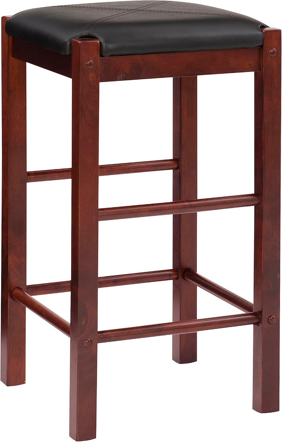 Linon Brown 3-Piece Table Faux Marble Tavern Set, 42' w x 22.25' d x 36' h