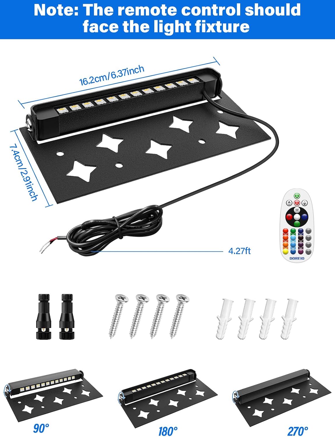 5W RGB Retaining Wall Lights 7 inch LED Hardscape Lighting Color Changing Low Voltage Landscape Paver Lights 12V 24V Step Lights Outdoor IP66 Waterproof Stair Lighting (8 Pack+Connectors)