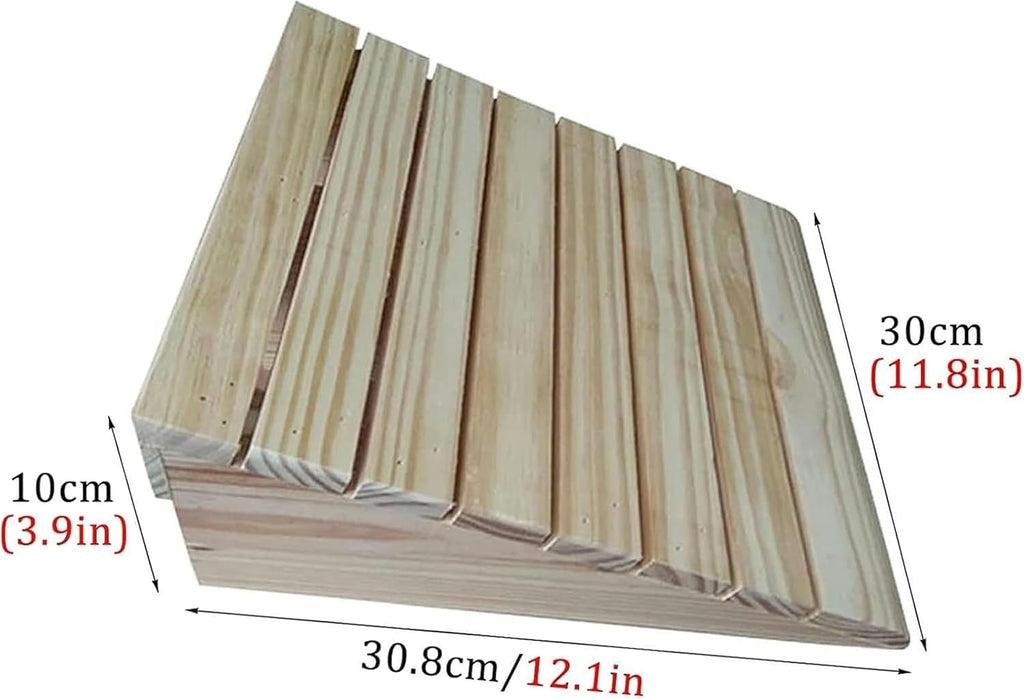Threshold Ramp, 3/4/5/6/7inch Rise Portable Wood Ramps, for Doorways/Front Door/Garage, Wooden Threshold Ramps for Walkers/Motorcycle/Disabled Chair