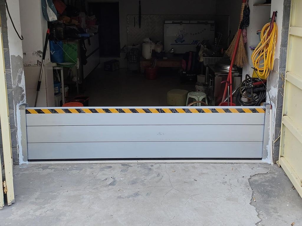 Heavy Duty Gate Flood Control Barrier Protection, Commercial Temporary Water Stopper Dams Customizable Size for Home Exterior/Warehouse/Garage Door/Basement D(Size:L 1.5ft(46cm),Color:H 24in(60cm))