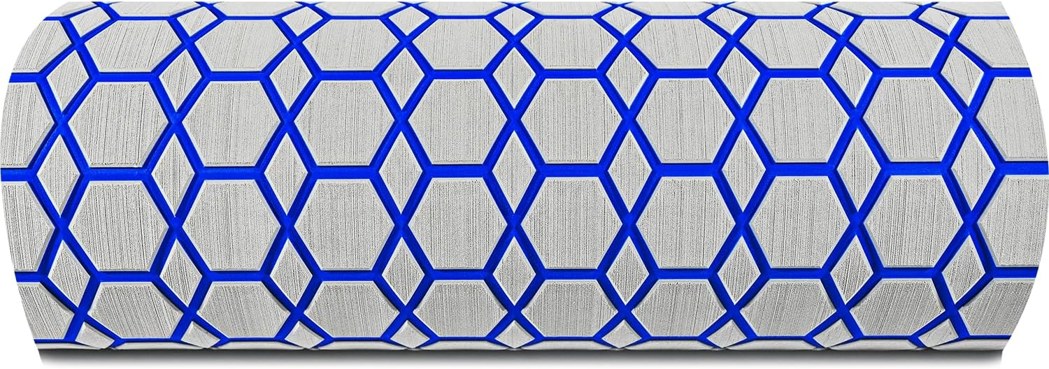 KT GuoMei110.24 X47.24 EVA Boat Flooring Diamonds and Hexagons Self-Adhesive Boat Decking Non-Skid mat for Decorate Yacht Pool etc