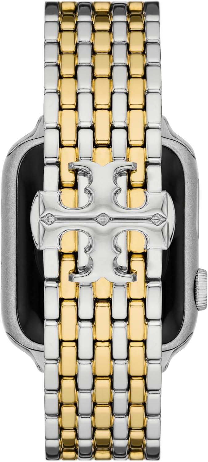 Tory Burch Women's Eleanor 38/40/41/42mm and 42/44/45/46mm Stainless Steel Band for Apple Watch®