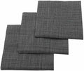 Restaurantware Paper Cocktail Napkins 2 Ply Napkins Disposable Beverage Napkins - Black with White Threads - 8' x 8' - Luxnap Micropoint - 4800ct Box