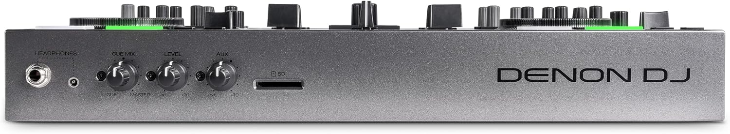 Denon DJ PRIME GO+ Portable DJ Controller and Mixer with Stem Separation, 2 Decks, Wi-Fi Streaming, Bluetooth, Lights Control, 7' Screen and Battery