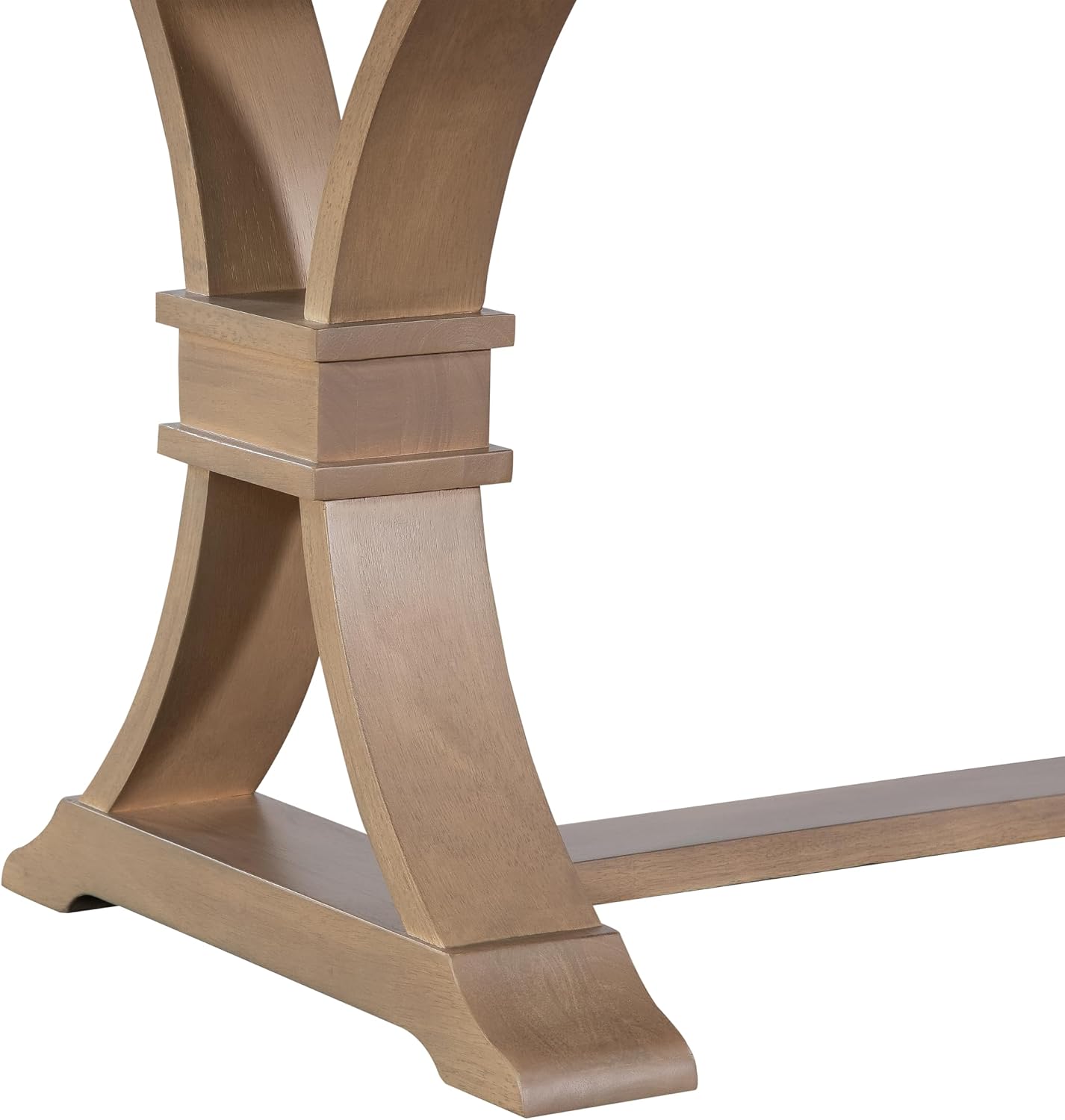 Christopher Knight Home Ethan Extendable Dining Room Table for 6, Wooden Rectangular Expandable Kitchen Table, Vintage Dining Table for Dining Room Kitchen, Light Natural