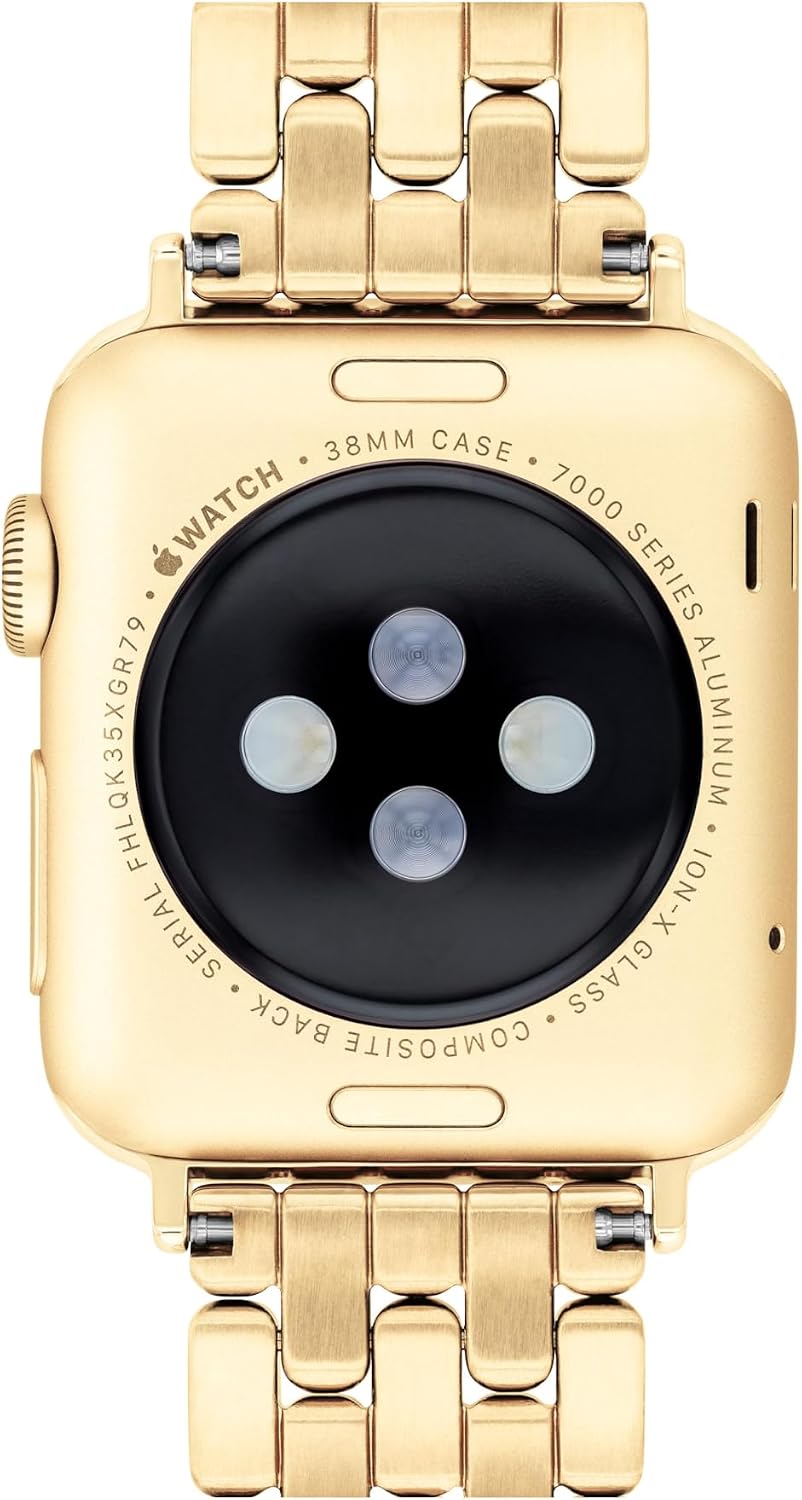 Coach Apple Watch Strap, Compatible with 38mm, 40mm, 41mm Apple Watch, Interchangeable Band, Crystal Design for a Dazzling Look, Personalize Your Style