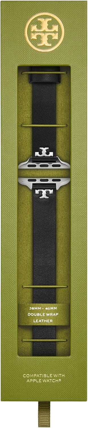 Tory Burch Women's Double T 38/40/41/42/44/45/46mm Band for Apple Watch®