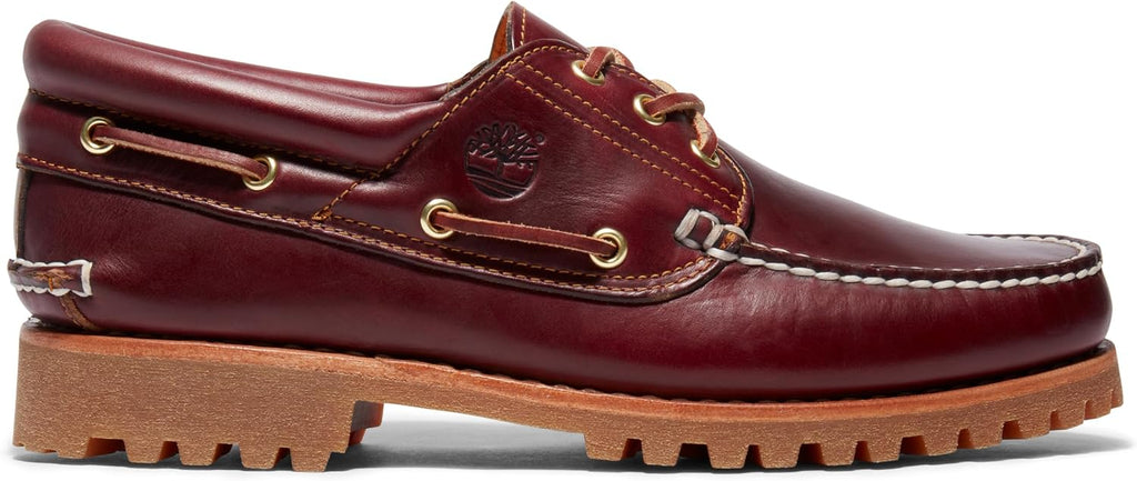 Timberland Men's Authentic 3-Eye Lug Handsewn Boat Shoes