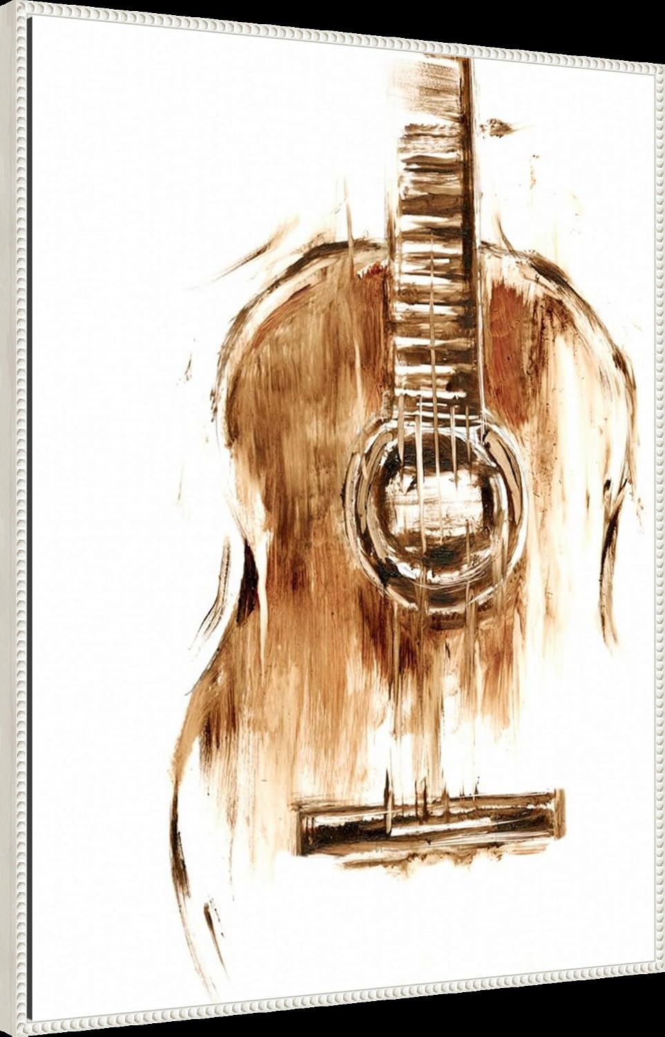 Amanti Art Framed Canvas Wall Art 42x32 Instrumental II by Ethan Harper, Framed Wall Art Canvas, Music Artwork, Traditional Decor, Oversize Poster Painting for Living Room, Bedroom, Bathroom, Kitchen