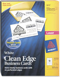 Avery 5870 Printable Business Cards,2-Sides,2000/BX,3-1/2-Inch x2-Inch,Matte WE