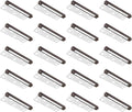 GKOLED 20Pack 6.8 Inches Hardscape Lights, Low Voltage Retaining Wall Lighting with Frosted Lens, 12V AC/DC Paver Light with 1.5W 2700K LED Chips, Outdoor Landscape Step Lights, Die-cast Aluminum