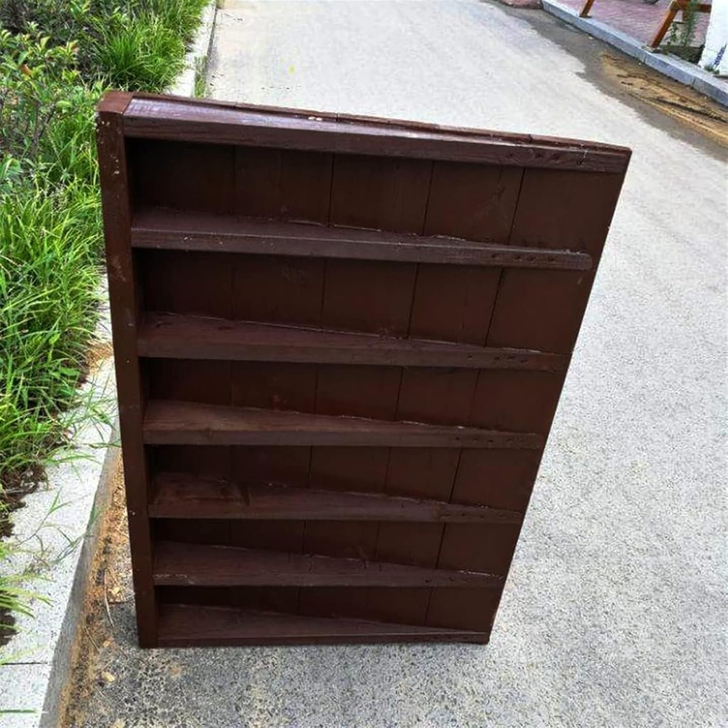 Ramps Threshold Ramp, Entry Door Threshold Ramp Wooden, Interior Exterior Doorway Wheelchair Ramp, Portable Non Slip Wood Step Ramp(60x50x10cm (23.6x19.7x4))