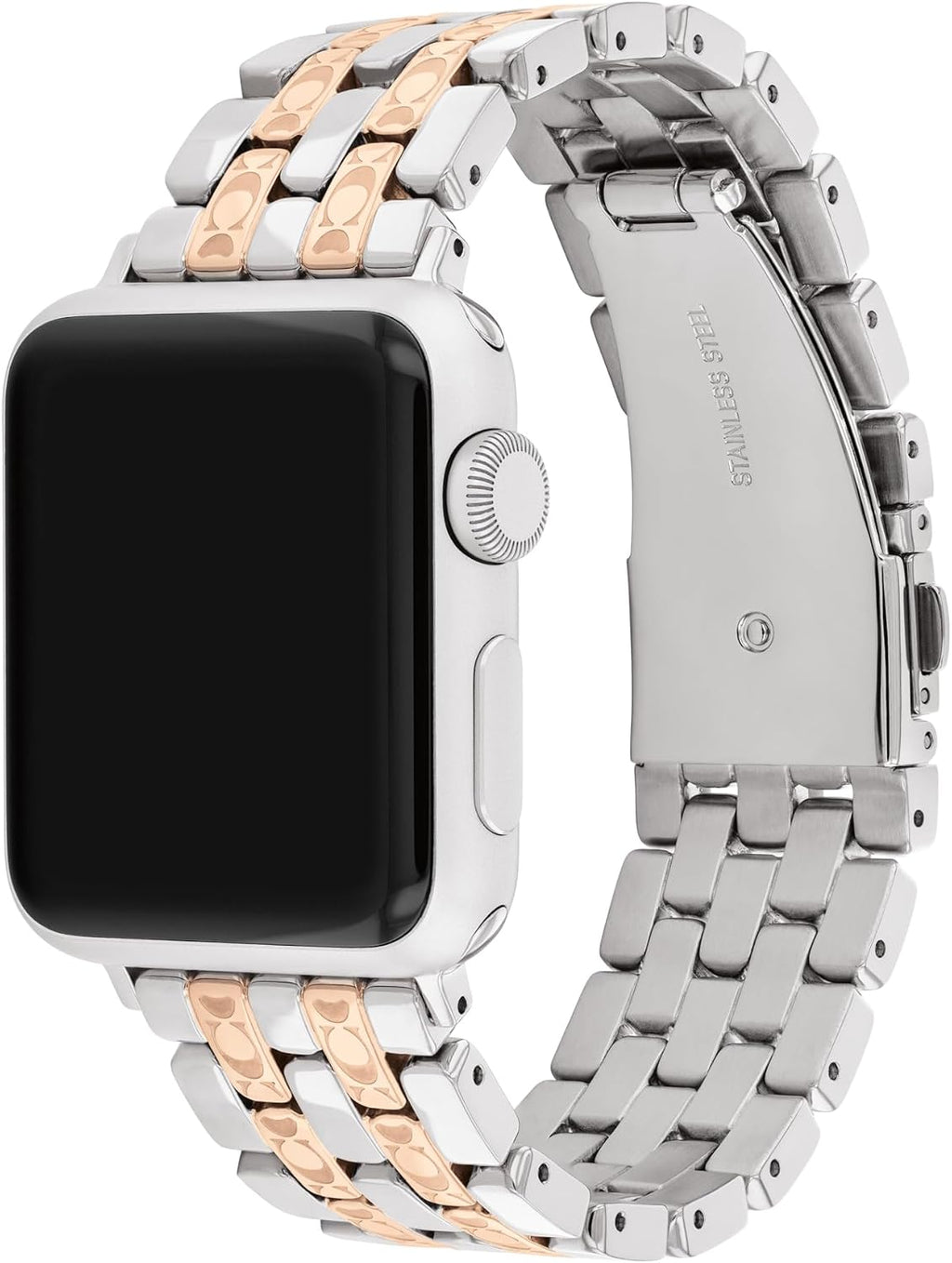 COACH Apple Watch Strap, Compatible with Apple Watch 38mm, 40mm, 41mm, 42mm, 44mm, and 45mm, Interchangeable Band, Create Your Unique Style